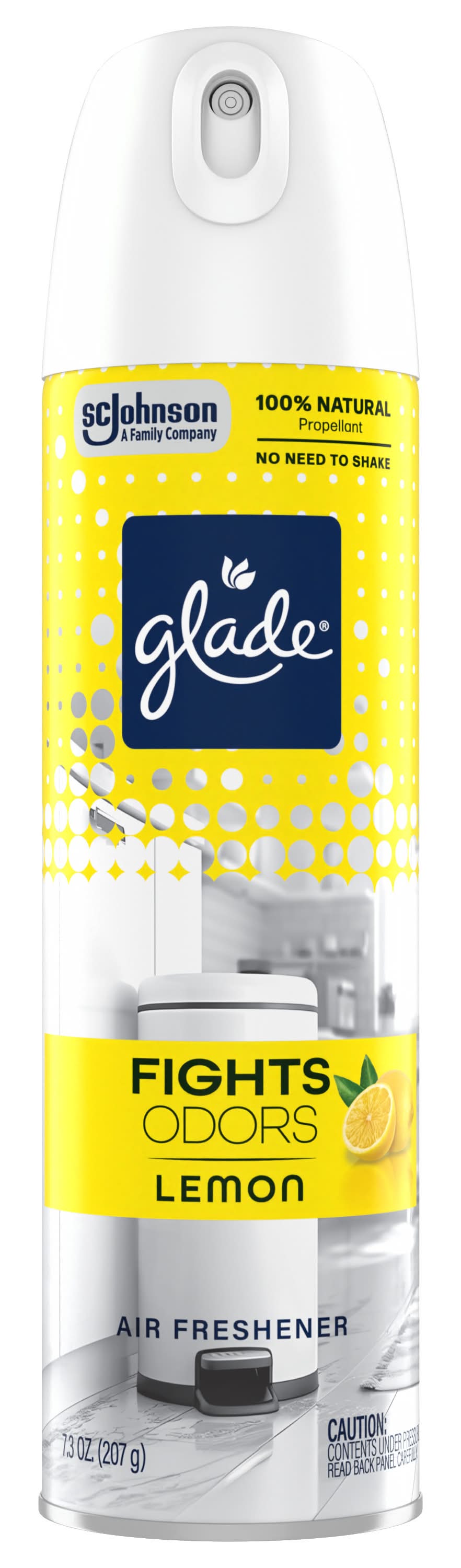 Glade Odor Fighting Air Freshener Spray, Lemon (7.3 oz)