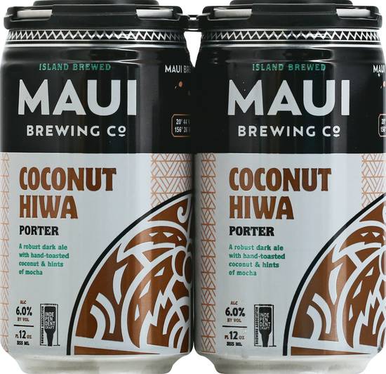 Maui Porter Coconut Hiwa Beer (12 fl oz) Delivery Near You Uber Eats