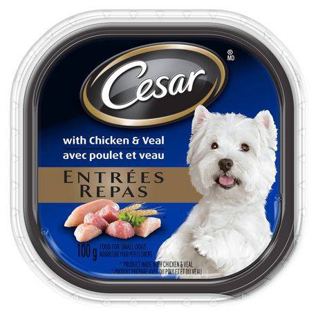 Cesar · Entrées with chicken and veal for small dogs - Repas CESAR Avec Poulet Et Veau 100G (100 g - 100g, nourriture pour chien)