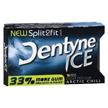 Dentyne Ice Arctic Chill Sugar Free Gum (16 ct)