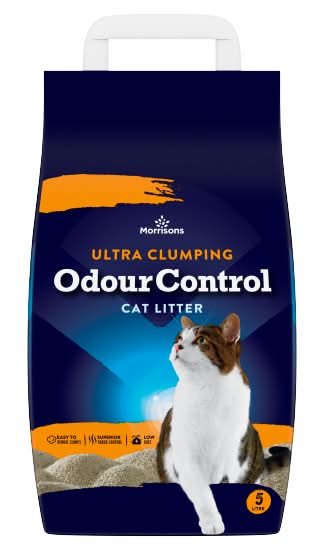 Morrisons Ultra Clumping Odour Control Cat Litter (5L)