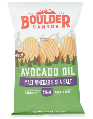 Boulder Canyon Malt Vinegar & Sea Salt Chips