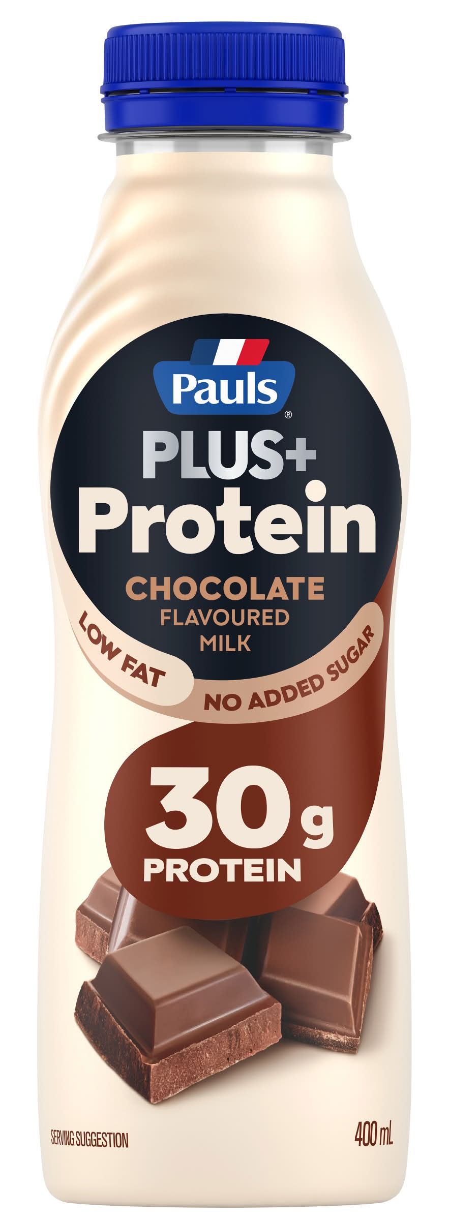 Pauls Plus+ Protein Low Fat Flavored Milk, Chocolate (400mL)