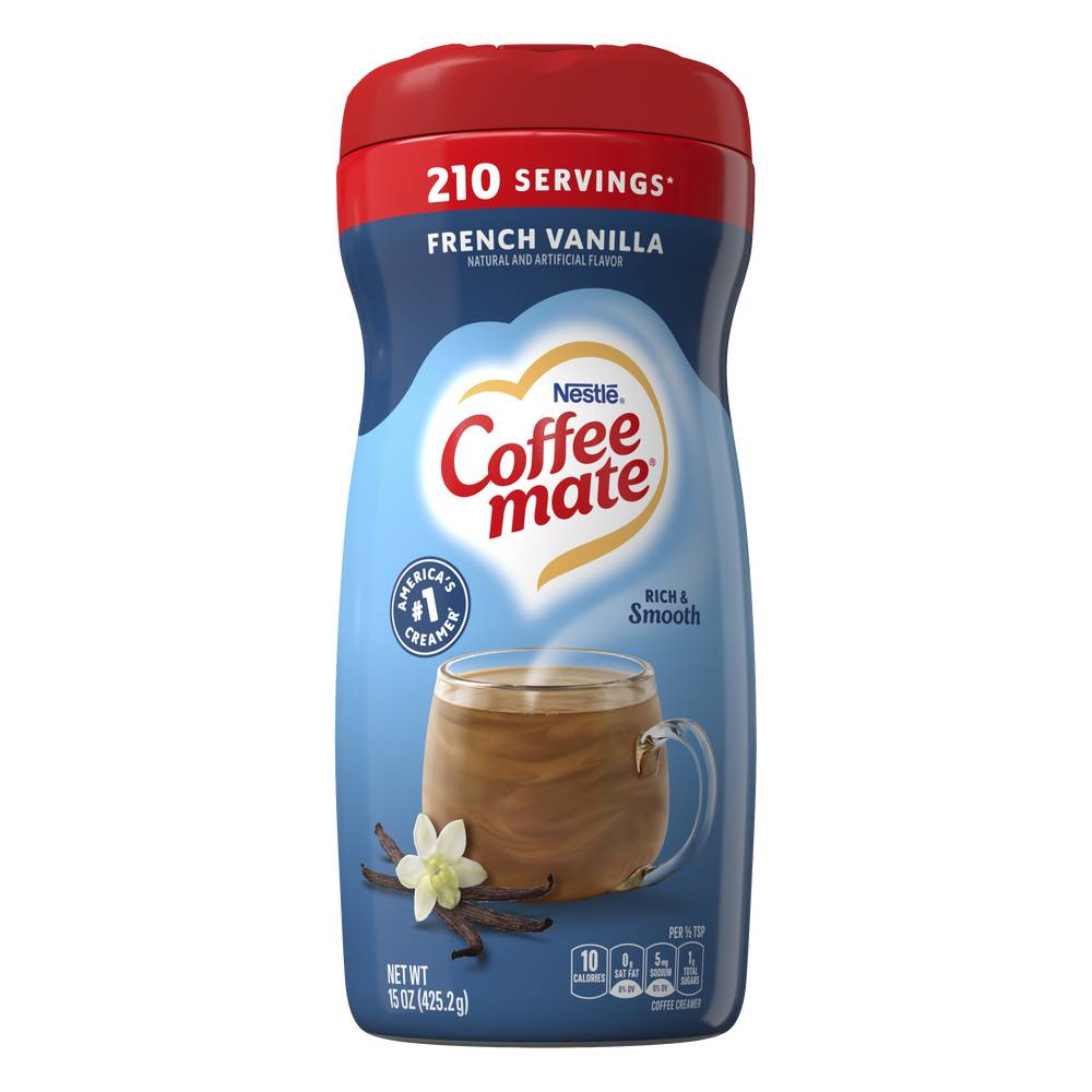 Coffee Mate Powder Creamer, French Vanilla (15 oz)