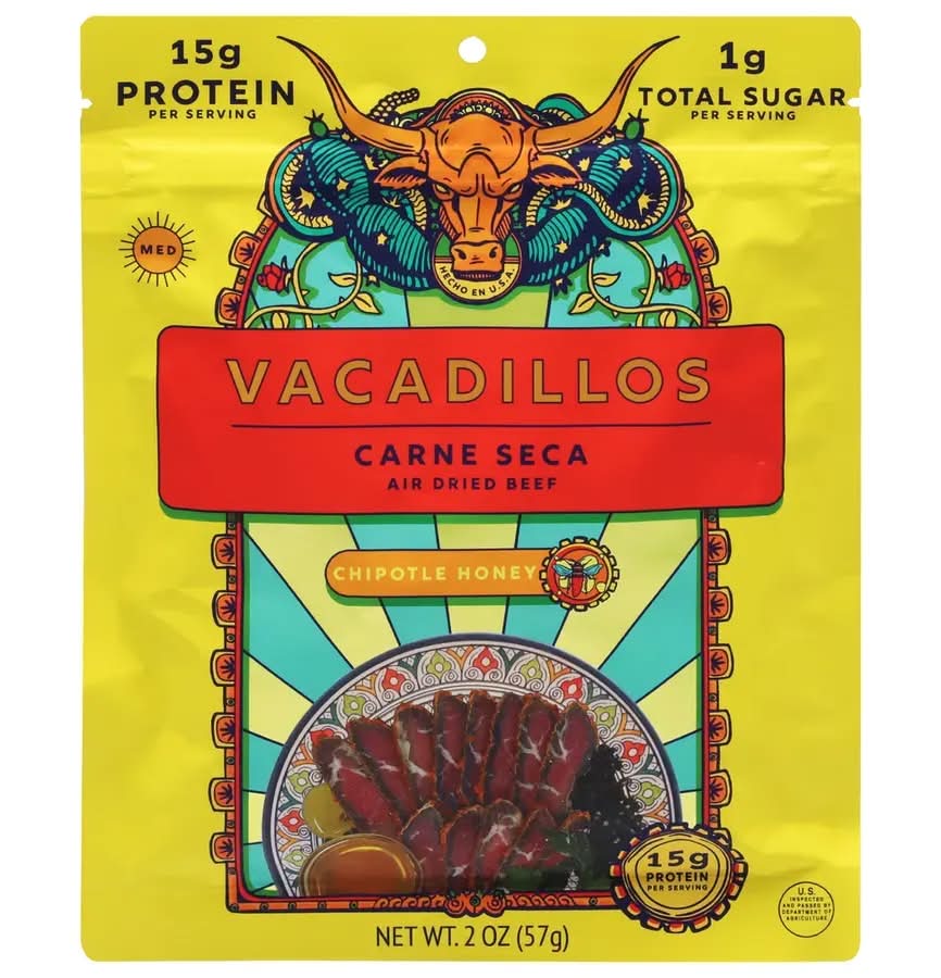Vacadillos Carne Seca Air Dried Beef Chipotle Honey