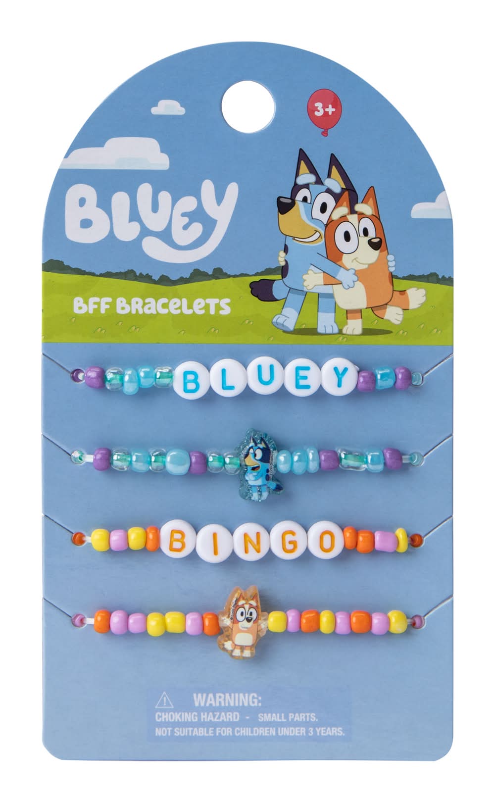 Licensed BFF Bracelets 4-Pack Bluey