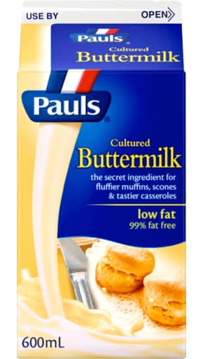 Pauls Low Fat Buttermilk (600mL)
