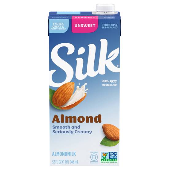 Silk Unsweetened Almondmilk (32 fl oz)