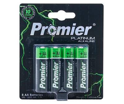 Promier Platinum Aa Alkaline Battery 8-pack