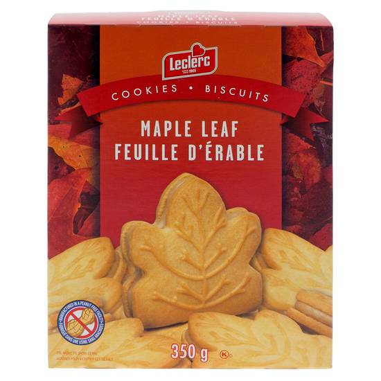 Leclerc Maple Leaf Cookies (350 g)