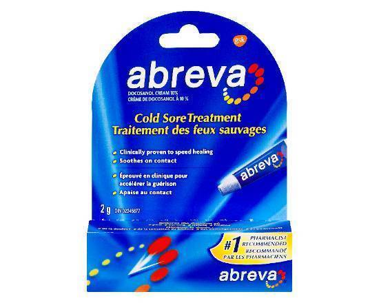 ABREVA COLD SORE TREATMNT 2 GR