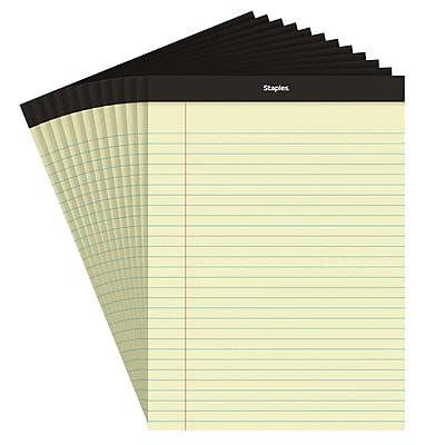 Staples Wide Ruled Notepad (8.5" x 11.75")