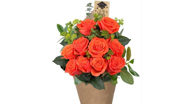 Bloom Haus�™ Follow Your Dreams Graduation Bouquet - Orange