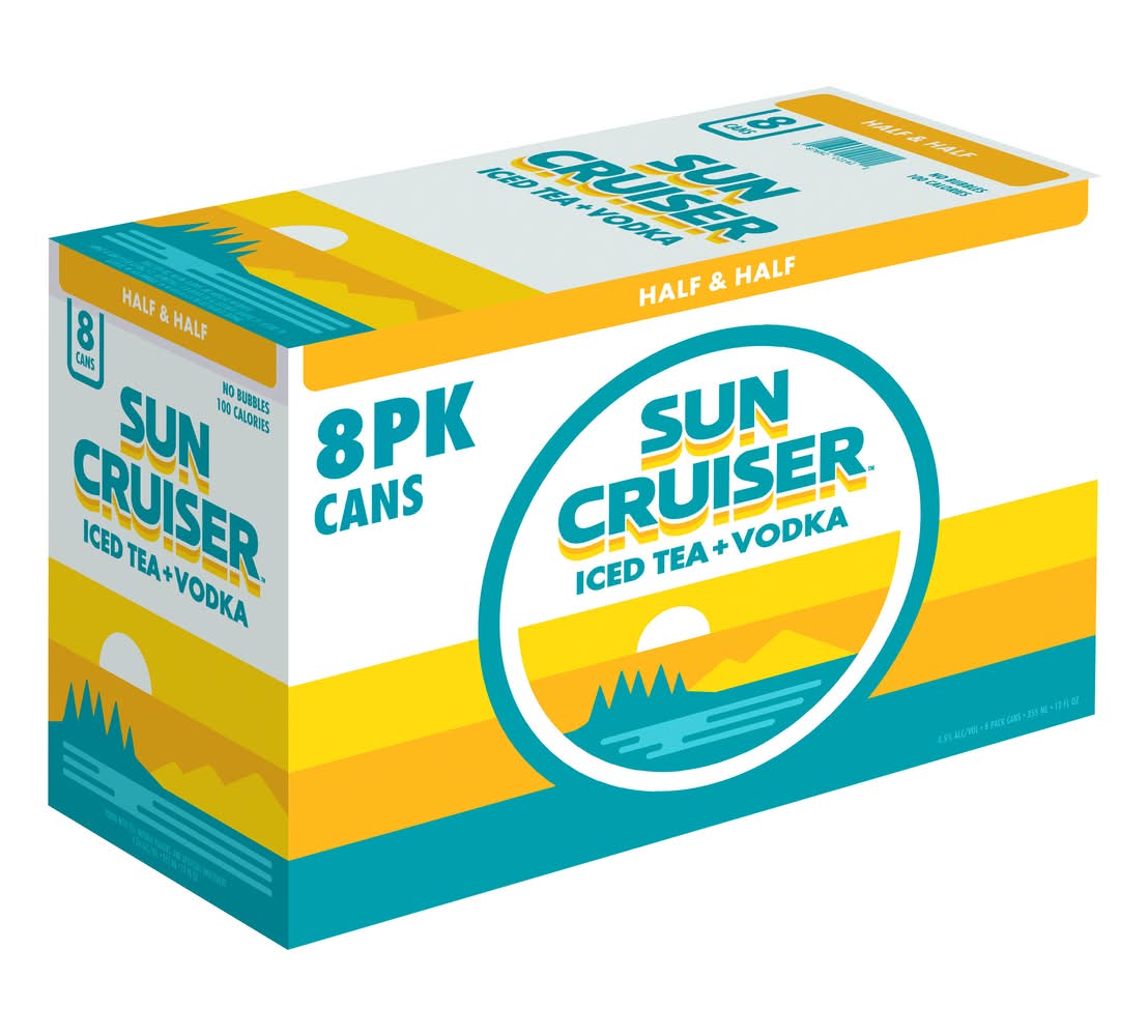 Sun Cruiser Iced Tea Vodka, Lemonade (8 x 12 fl oz)
