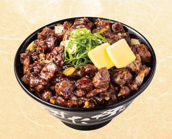 乱切り赤身牛コンボ丼Ｗ盛り