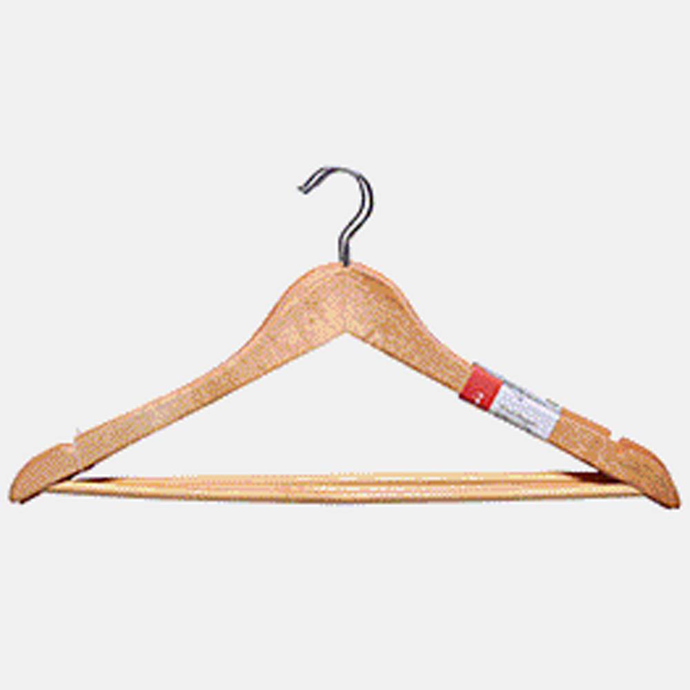 Elysian Wooden Hangers With Wooden Bar