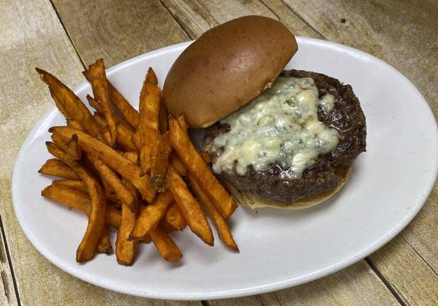 Order The Right Stuffed Burger #21 food online from Lindburgers store, Jupiter on bringmethat.com