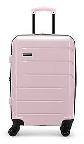 Swiss Mobility DXB Collection 30 Hardside Suitcase, 8-Wheeled Spinner, Blush Pink (HLG6328SM-BLUSH)