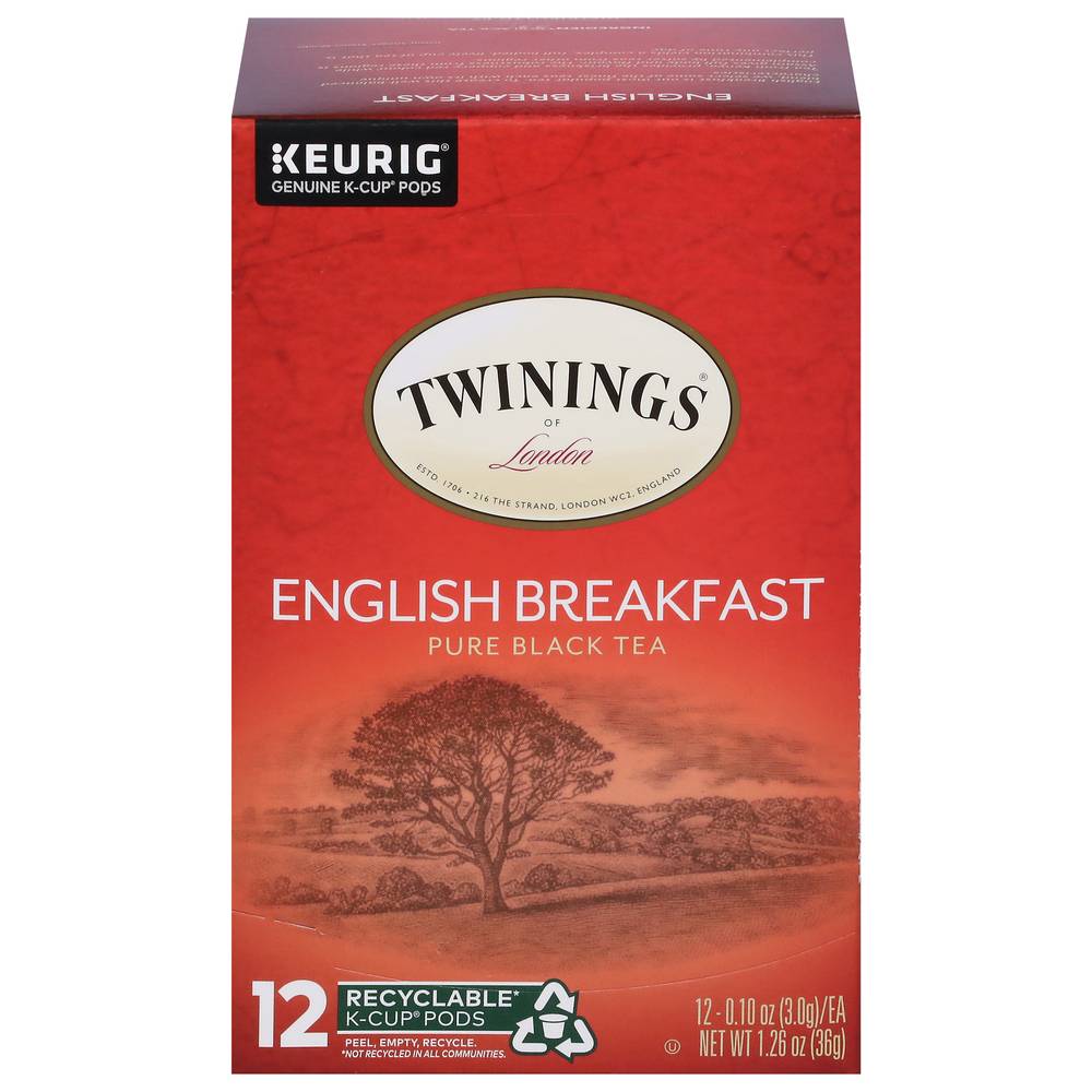 Twinings English Breakfast 100% Pure Black Tea (1.2 oz)