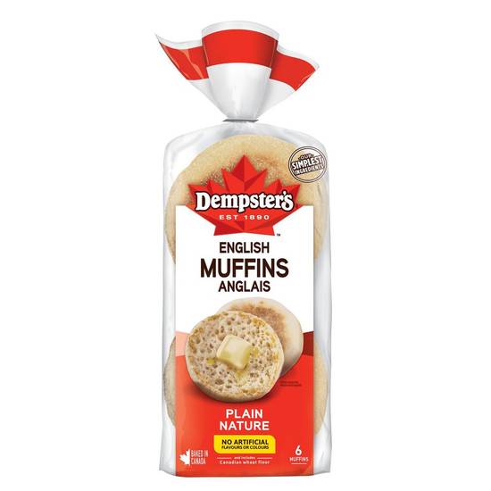 Dempster's Plain English Muffins (340 g)