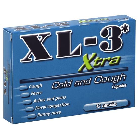 Xl-3 Xtra Cold and Cough Relief (12 ct)