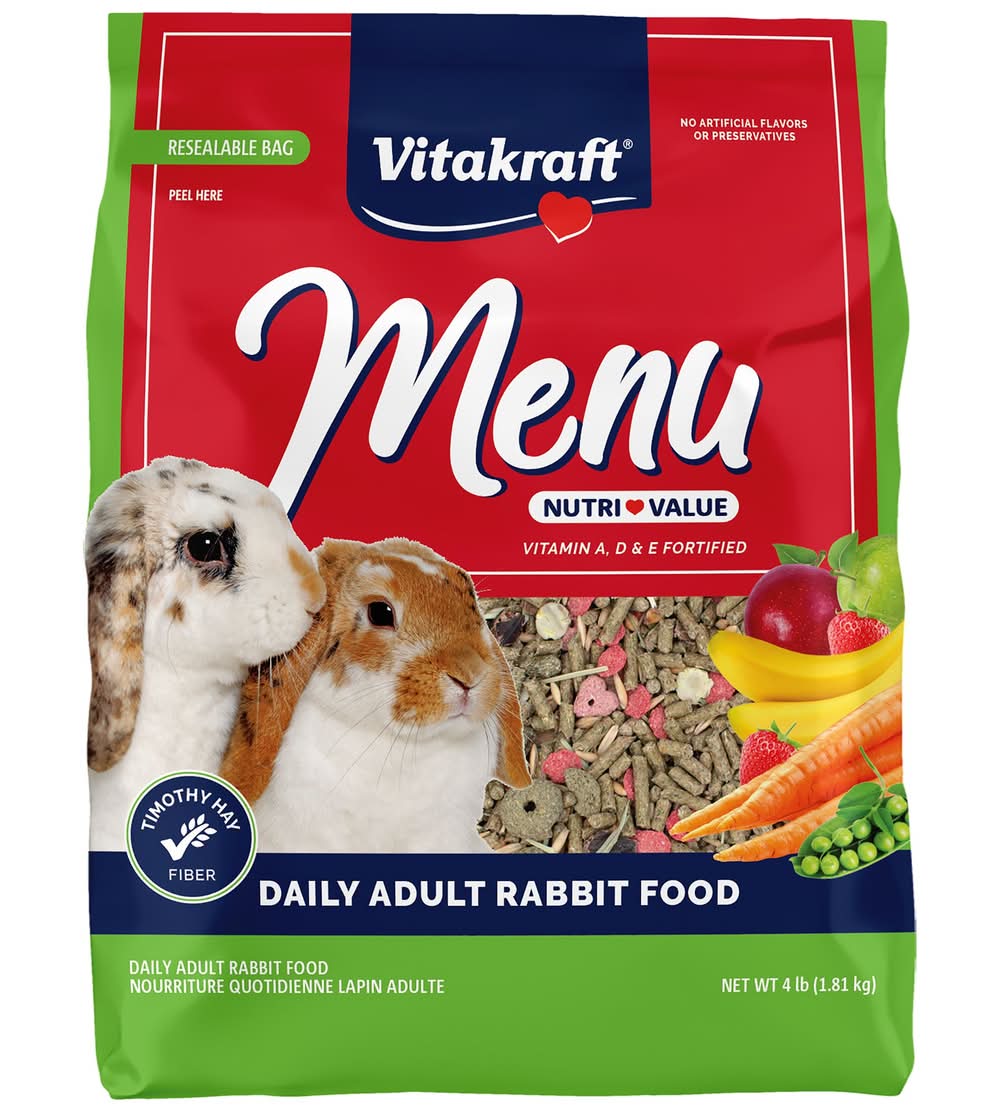 Vitakraft Menu Value Rabbit Food 4 LB (Size: 4 Lb)