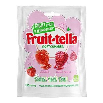 FRUITTELLA 3.2OZ STR RASP GMY Single