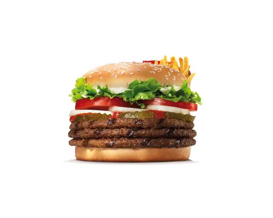 Menu burger so grill triplé