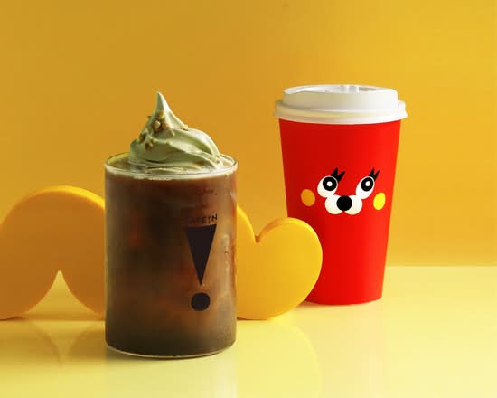 L開心果漂浮黑咖啡