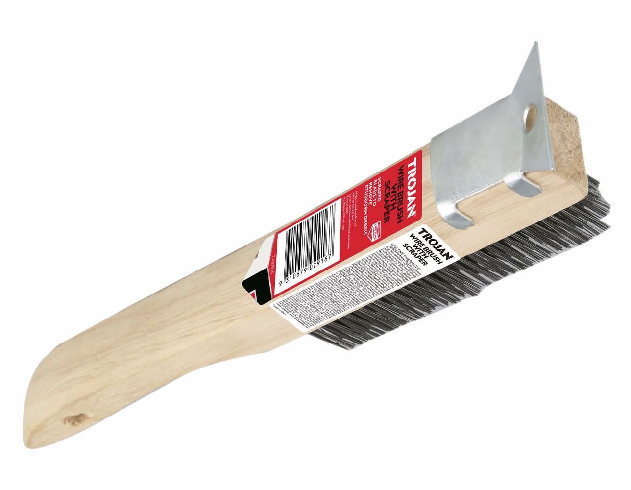 Trojan Wire Brush With Scraper