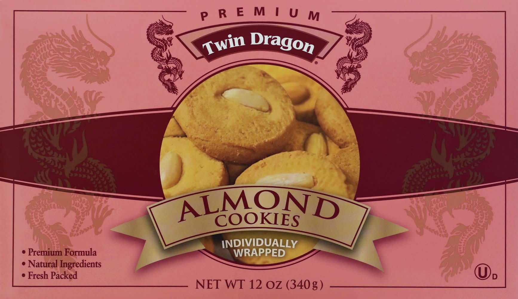 Twin Dragon Almond Cookies (12 oz)