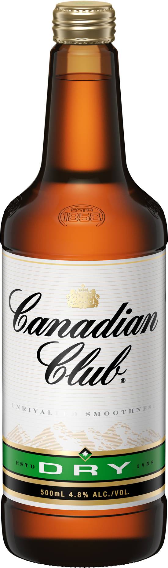 Canadian Club & Dry Bottle 500ml