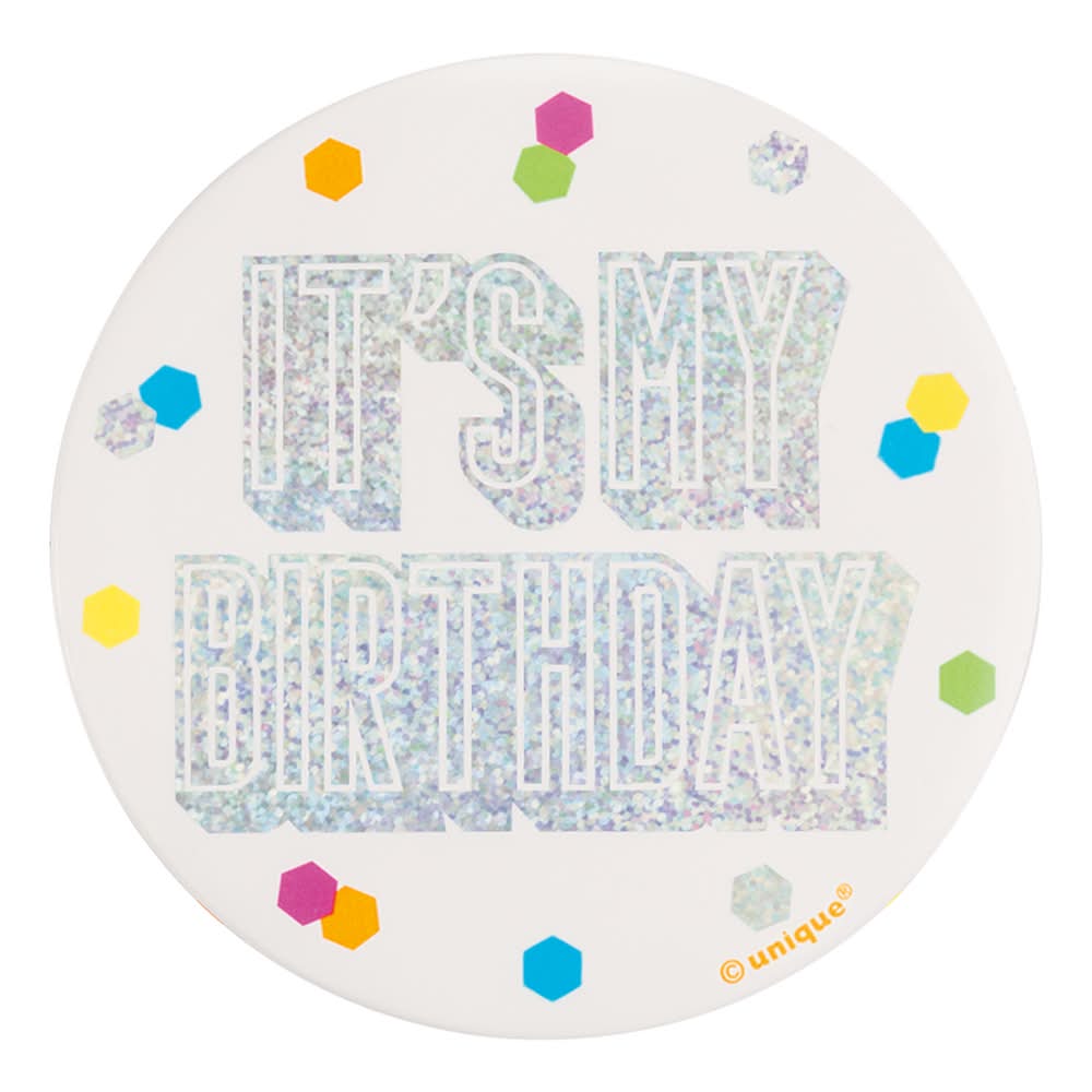 It's My Birthday' Button Pin