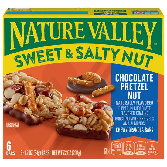 Nature Valley Sweet & Salty Nut Chewy Granola Bars (6 ct)