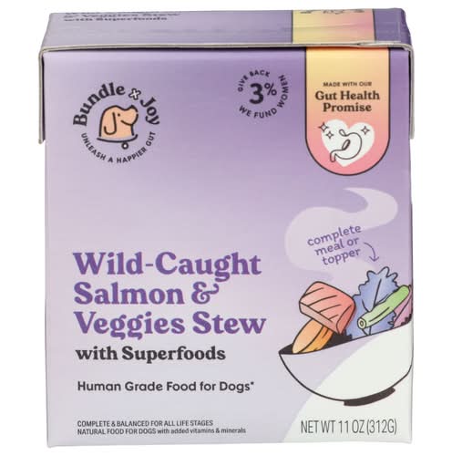 Bundle X Joy Wild-Caught Salmon & Veggie Dog Superfood Stew