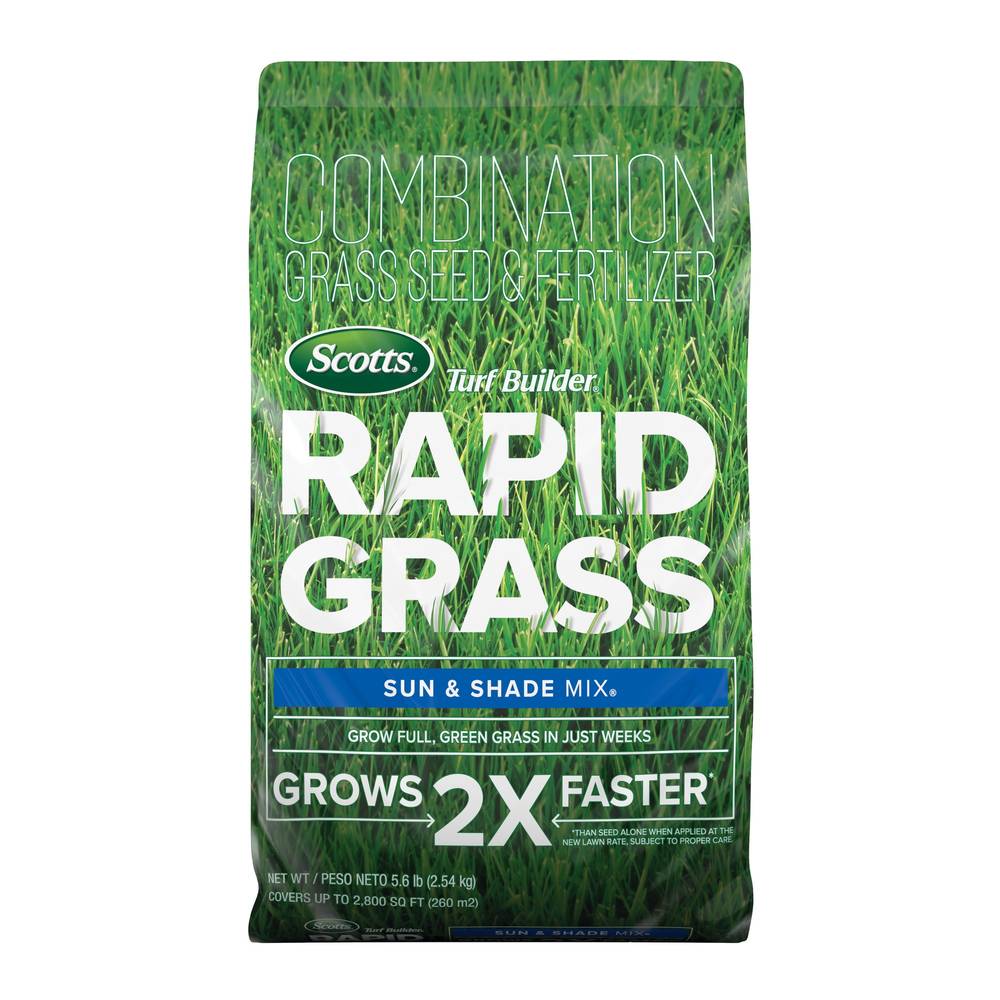 Scotts Turf Builder Rapid Grass Sun and Shade 5.6-lb Mixture/Blend Grass Seed | 18213