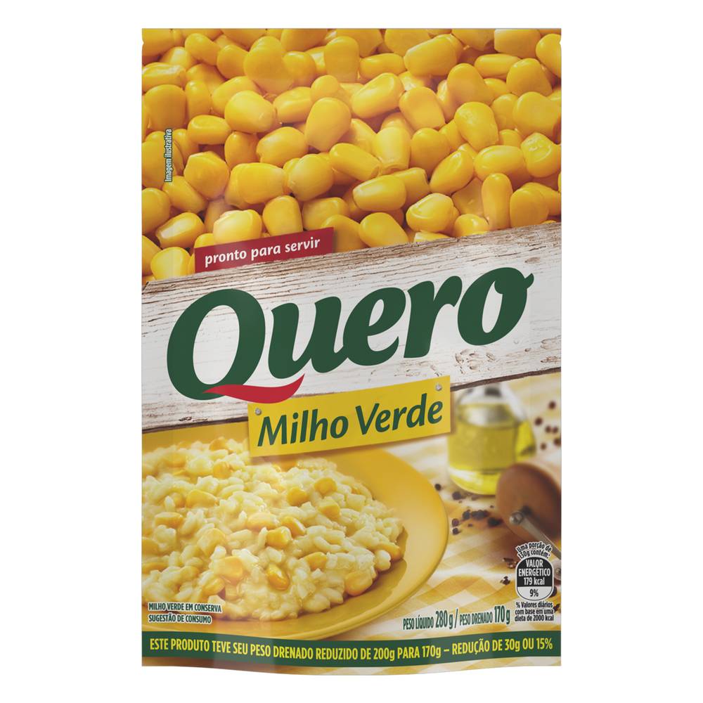 Quero · Milho verde em conserva (280 g)