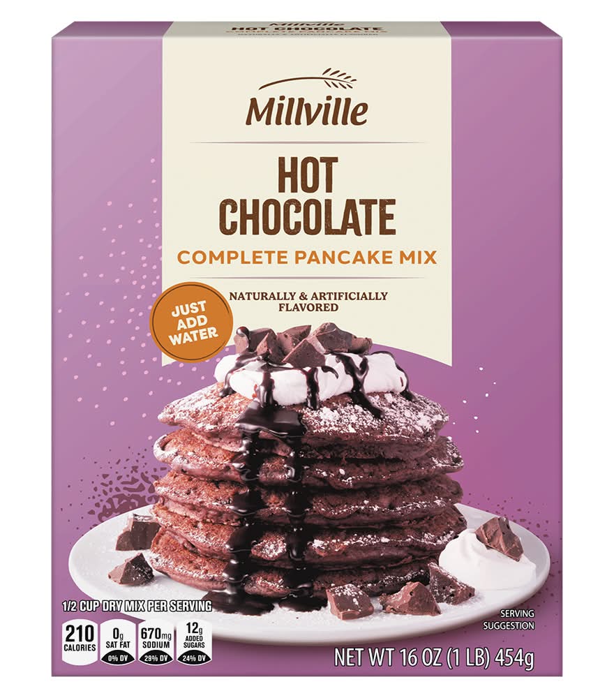 Millville Millville Hot Chocolate Pancake Mix — product image