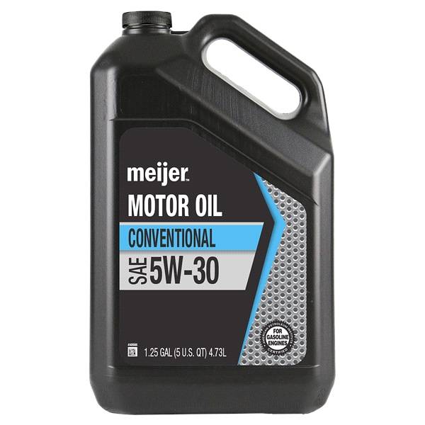 Meijer Conventional SAE 5W-30 Motor Oil, 5 qt