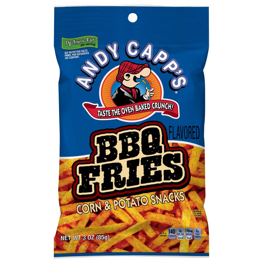 Andy Capp's Bbq Fries Corn & Potato Snacks (3 oz)
