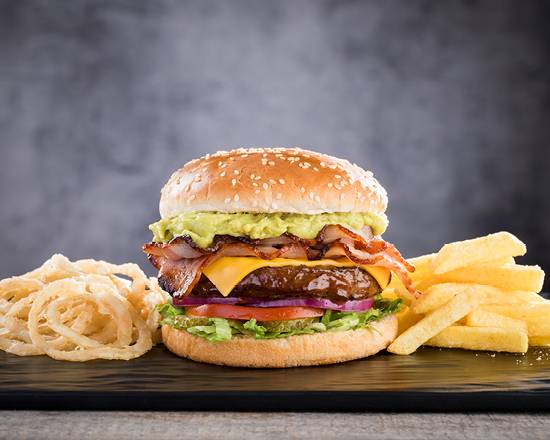 Bacon, Cheese & Guacamole Burger - Single