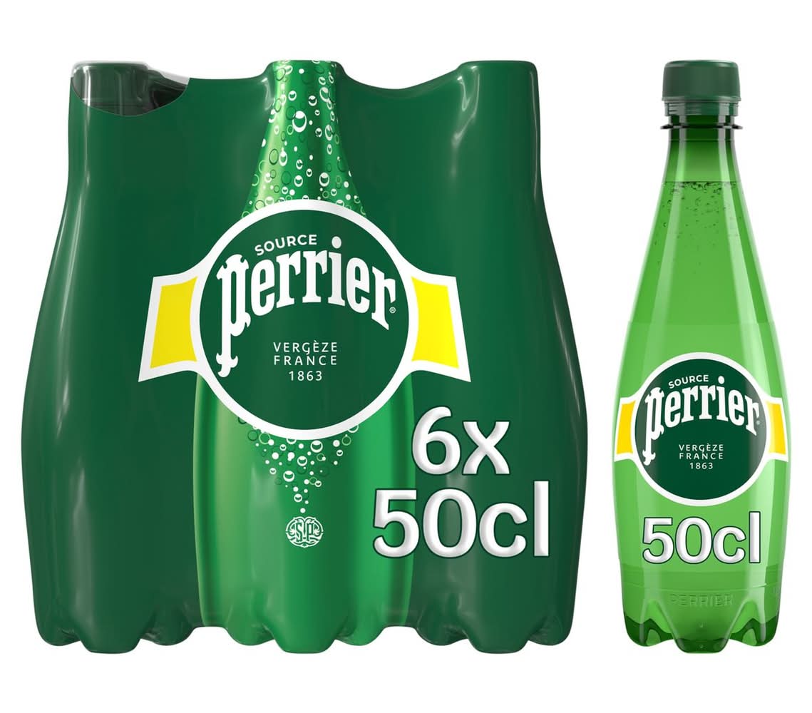 Perrier eau minérale naturelle pétillante 6 X 50cl