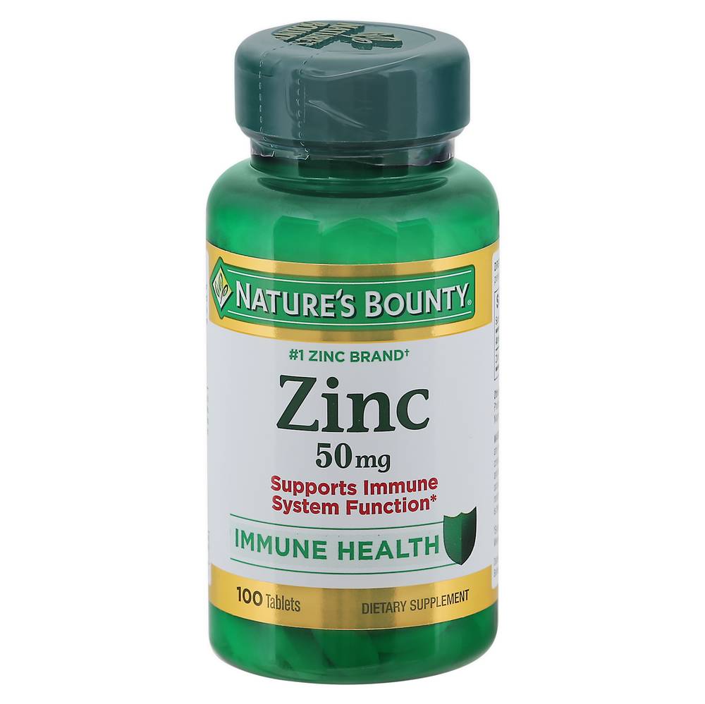 Nature's Bounty Zinc 50 mg (100 caplets)