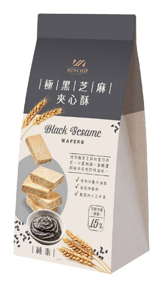 明奇-極黑芝麻夾心酥(240g/包)