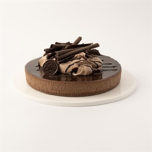 Quad Choc Baked Cheesecake
