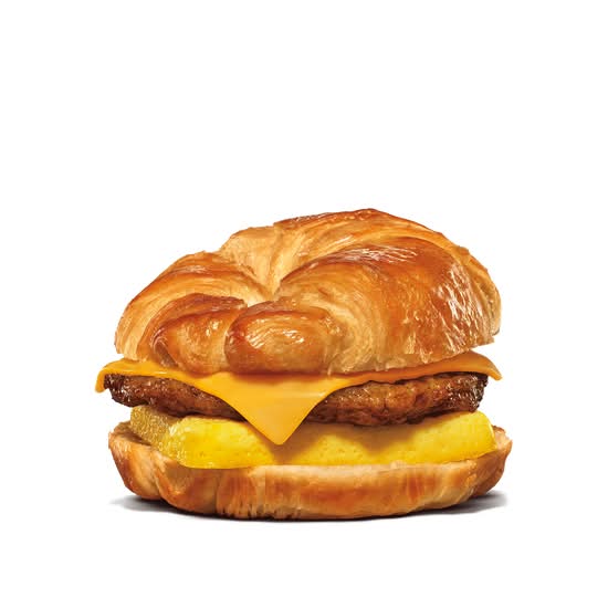 Sausage, Egg, & Cheese Croissan'wich