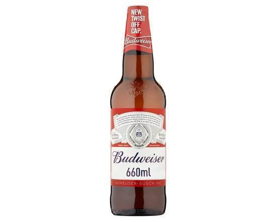 Budweiser Lager Beer Bottle 660ml