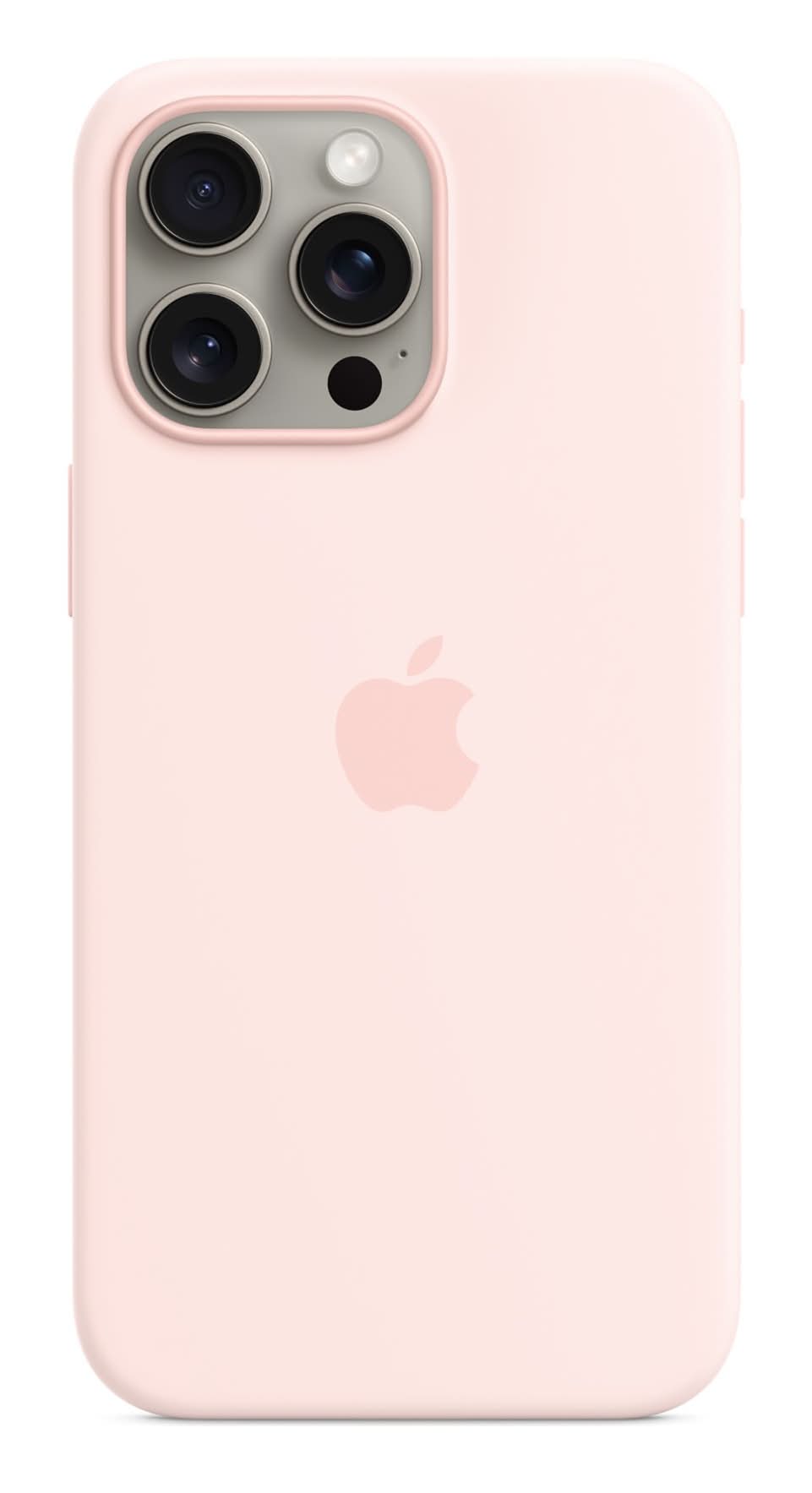 Apple Iphone 15 Pro Max Silicone Case With Magsafe, Light Pink
