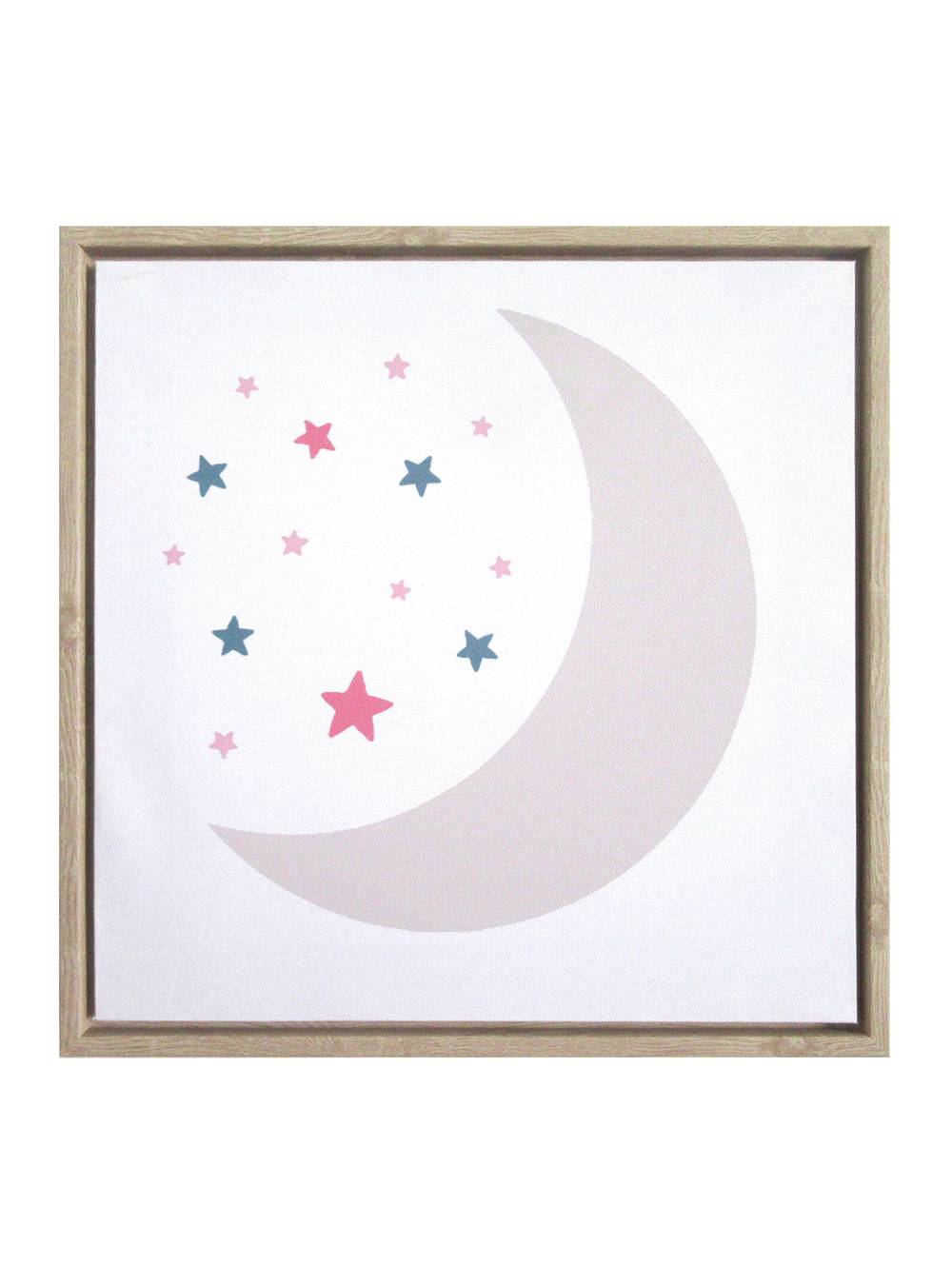 Attimo kids canva luna y estrellas (30 x 30 cm)