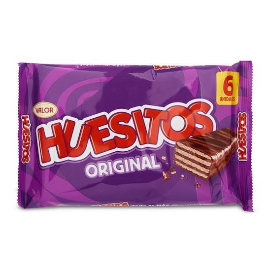 Barrita Chocolate Huesitos Pack 6x120 g.